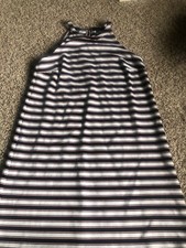 Ann Taylor Factory size 10 striped dress summer spring