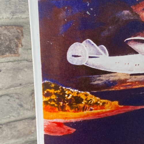 PAN AMERICAN WORLD AIRWAYS Enamel Sign 24x16.1" (61x41cm) Nice Collector Signage - Picture 4 of 18