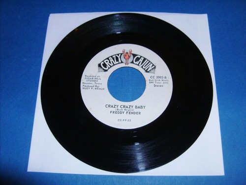 FREDDY FENDER ""BEFORE THE NEXT TEARDROP FÄLLT"" CRAZY CAJUN NM - TEX MEX 45 U/MIN - Bild 2 von 2