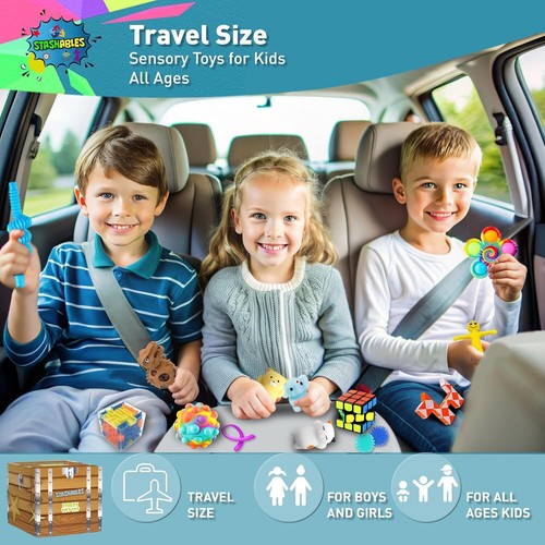 Sensory Fidget Toys Pack - 35Pcs Stress Relief and anti Anxiety Toys for Kids - - Picture 5 of 11