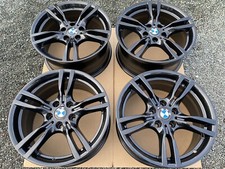 Genuine 18" BMW 400M 3 4 Series Alloys Wheels F30 F31 F32 F33 REFURBISHED BLACK