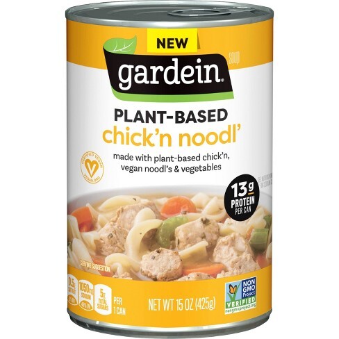 Gardein pflanzliche Chick'n Nudelsuppe, vegan, 15 Unzen - Bild 1 von 1