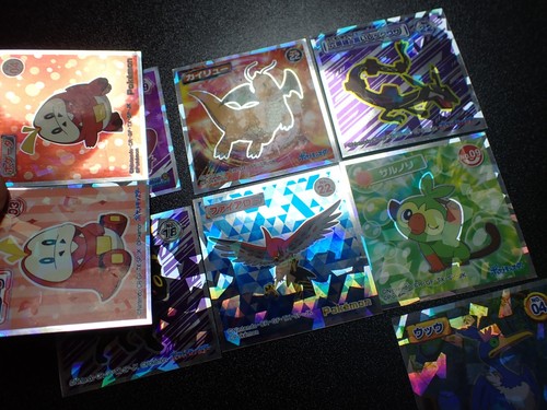 Pokemon Wafer Promo Holo Sticker x9 Gengar Dragonite Rayquaza Umbreon etc #5002 - Bild 7 von 14