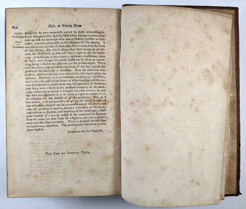 Reports Of Cases In Courts Of Common Pleas By Henry Blackstone 1st American 1808 - Imagen 9 de 11