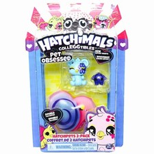 Hatchimals CollEGGtibles Pet Obsessed Mousewift and Elephant Blue 2 pack 
