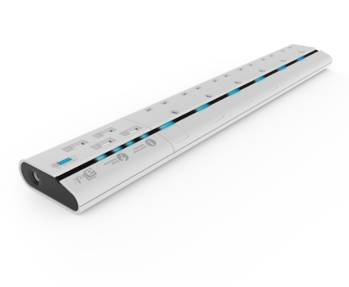 4 USB Charging Ports Extension Lead 6 Way Power Strip UK for Smartphone White - Picture 2 of 3