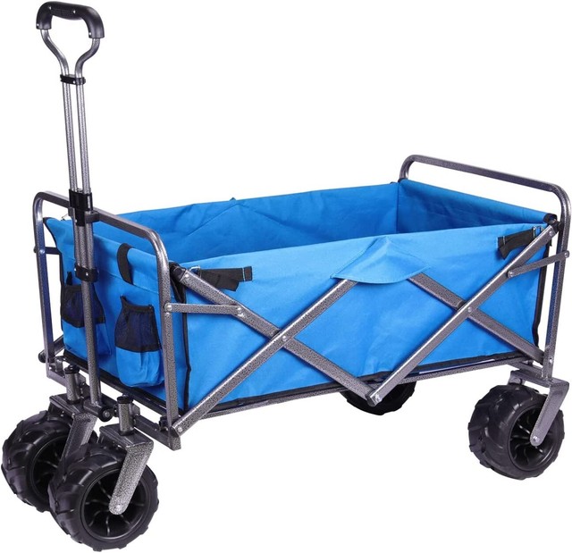 Faltbarer Bollerwagen Transportwagen Gartenwagen Handwagen bis zu 150kg Faltbarer Bollerwagen Transportwagen Gartenwagen Handwagen bis zu 150kg