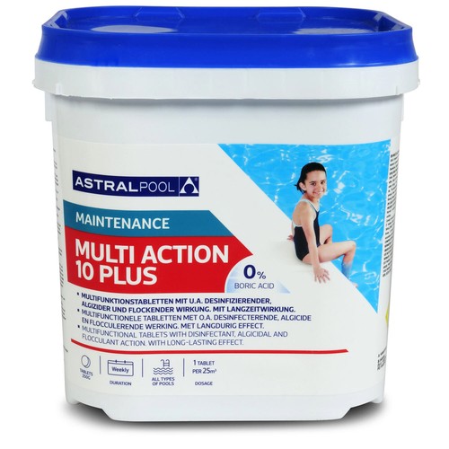 Pool Multitabs Multi Action 10 Plus 250g 5 kg Multifunktion Tablette Astralpool - Bild 6 von 9