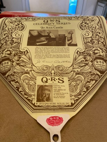 Player Piano Rolls (4) Q.R.S. Celebrity Series Jo Ann Castle Sheik of Arab Vinta - Picture 5 of 9