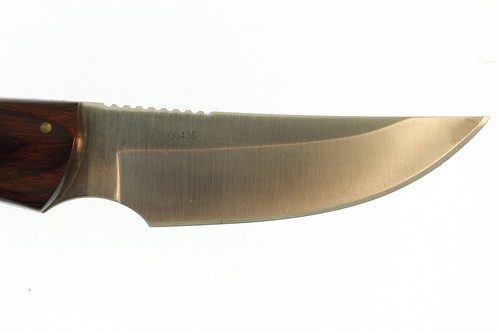 Muela 00435 Stag & Rosewood Handle Fixed Blade Knife with Leather Sheath 8" - Picture 9 of 12
