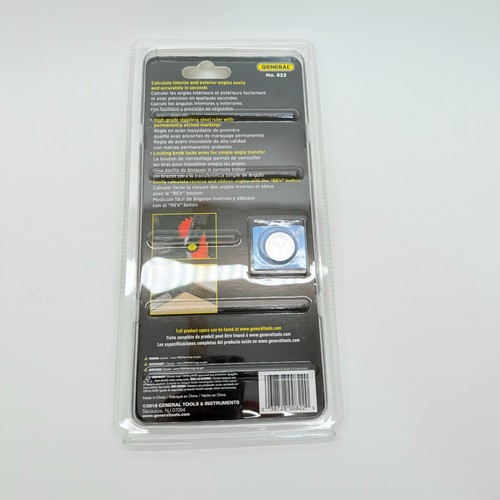 2 PACK GENERAL TOOLS 822 Digital Angle Finder 5" Size LCD NEW! - Picture 3 of 3