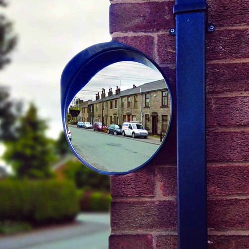 Driveway Garage Outdoor Gate Road Security 30cm Blind Spot Convex Mirror SM1+M - Picture 14 of 16
