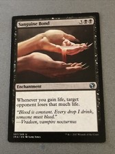 Sanguine Bond X1 Iconic Masters NM Condition See Pics Front Back
