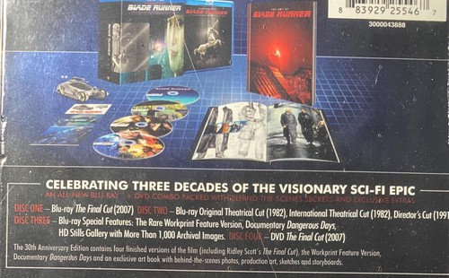 *NEW* BLADE RUNNER 30th ANNIVERSARY COMBO PACK 4-Disc FINAL CUT - ACTIVE Digital - Picture 5 of 24