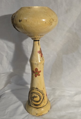Wooden Folk Art Piece Signed Gustavo Mexico - Picture 13 of 20