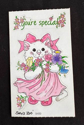 Vintage Suzy’s Zoo Sticker Modules ~ Holiday~BABY~Fun~LOVE~Flowers CATS ~ U PICK - Picture 20 of 36