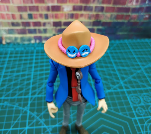 1/12 Scale Western Cowboy Hat Formal Top Hat Cap Accessory For 6''Action Figure - Foto 20 di 27