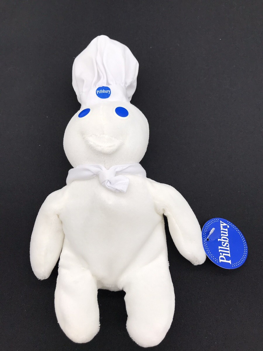 Pillsbury Doughboy Beanie Plush 7 1 2 Created By Dakin He He He TV classic eBay