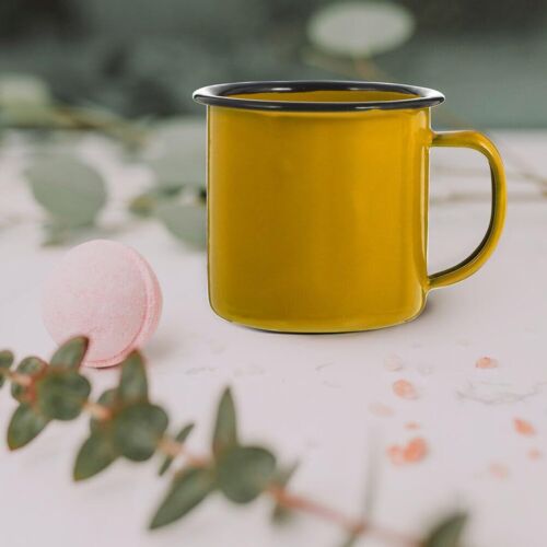 Travel Coffee Mug Enamel Camping Mug 4pcs Vintage Drinking Coffee Tea Milk Cu... - Picture 2 of 9