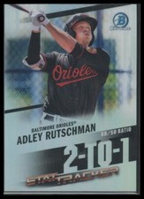 2020 Bowman Chrome #ST-18 Adley Rutschman Stat Tracker