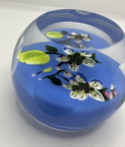 Caithness Whitefriars Art Glass Paperweight-Apple Blossom-Ltd Edition-21/250 - Picture 6 of 24