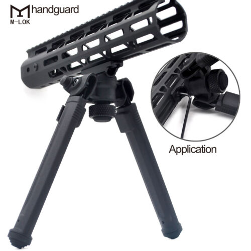 ACTIVE-8 6-10'' Adjustable Rifle Bipod for Key Mod / M-loc Rail Aluminum Polymer - Picture 6 of 16