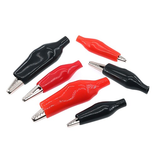 10pcs 28mm Alligator Clips With Shell Alligator Clips Small Battery Power Cl-qe - Photo 6/11