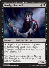Drudge Sentinel Light Play, English Magic the Gathering MTG Dominaria