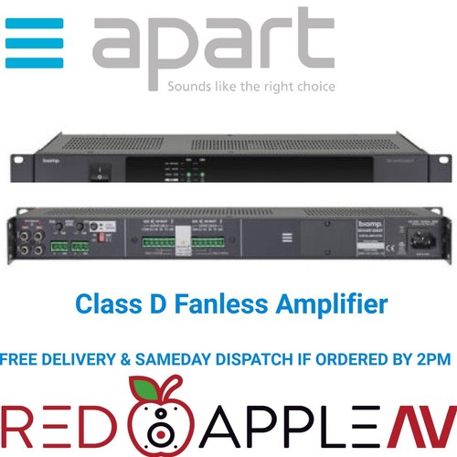 Apart Revamp 2060T 2-Channel Class D Amplifier 2x60W 100V 4Ω Fanless 1U Amp - Picture 1 of 3