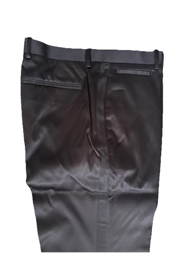 INC International Concepts Men's 36x34 Slim Fit Flat Front Deep Black Suit Pants - Picture 9 of 10