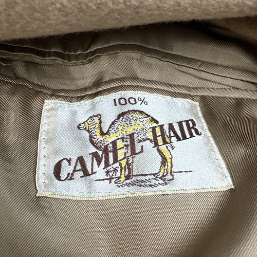 Vintage Hunt Valley 100% Camel Hair Blazer 46R Tan Two Button Made in USA - Picture 3 of 24