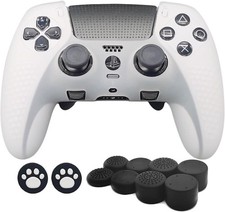 Controller Silicone Cover and Stick Caps for PS5 DualSense Edge Wireless Cont...