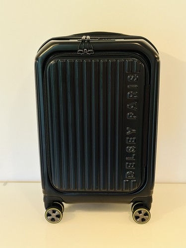 Delsey Paris 1946 22" Front Lid Carry-On Hardside Spinner Luggage, BLACK color - Picture 3 of 16