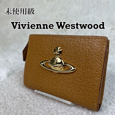 Vivienne Westwood Coin Case Wallet L-zip Leather Brown Used
