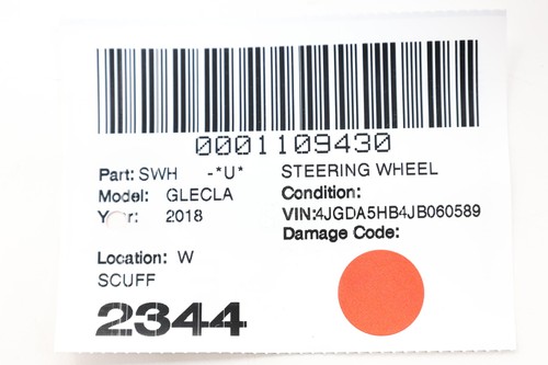 2016 - 2018 MERCEDES GLE350 W166 STEERING WHEEL W/ SWITCH BUTTON OEM BLACK_111 - Picture 20 of 20