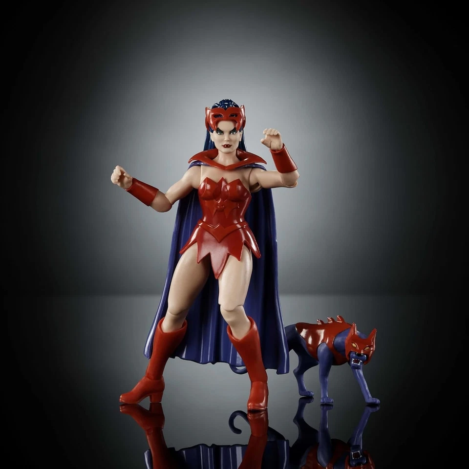 Masters of the Universe Origins Action Figure Catra Cartoon Collection, 5.5-inch - Image 2 of 4