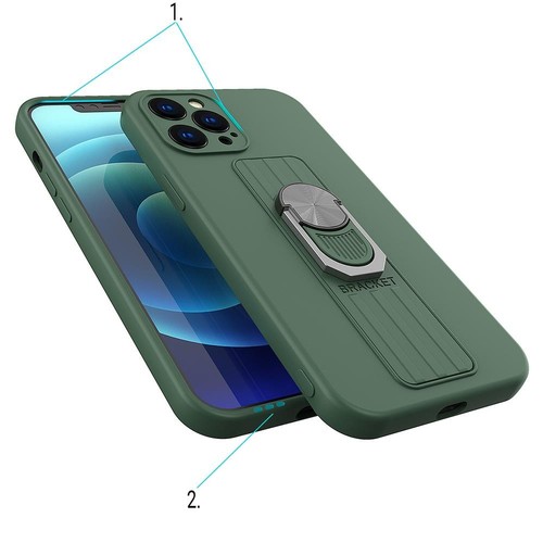 Hurtel etui Ring Case z uchwytem i podstawką Xiaomi Redmi Note 9 - Zdjęcie 3 z 3