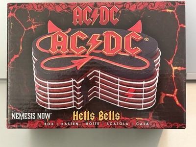 AC/DC LOGO OFFICIAL LICENSED PRODUCT  HELLS BELLS BOX 15cm