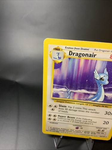 Dragonair Base Set 2 RARE - 22/130 - LP-MP Vintage Pokemon TCG WOTC 1999 - Picture 5 of 18