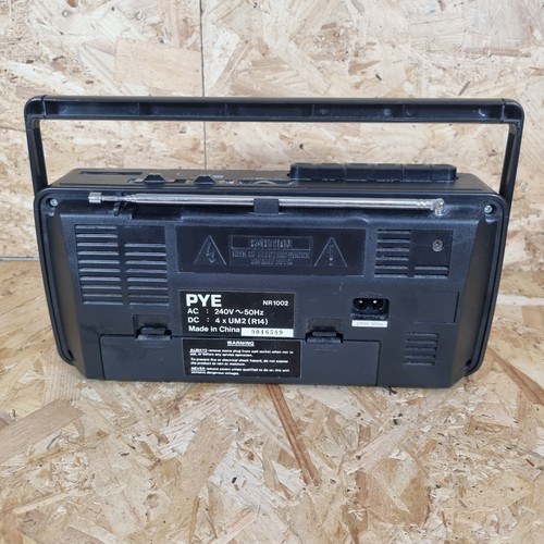 Vintage PYE Audio NR1002 Radio Cassette Recorder Player getestet funktioniert - Bild 4 von 6