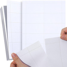 250 Piece Blank Printable Business Cards 3.5 X 2, Perforated Card Stock Paper fo