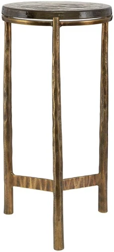 Uttermost 22978 Eternity 12" Diameter Aluminum and Glass Accent - Brass - Picture 4 of 5