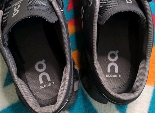 Scarpe da corsa On Cloud X sneakers Helion Cloudtec Asphalt Eclipse taglia 10,5 - Foto 6 di 9