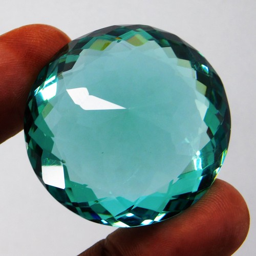 Zertifizierter 150,10 ct natürlicher ozeanblauer Aquamarin Rundschliff loser Edelstein - Bild 8 von 9