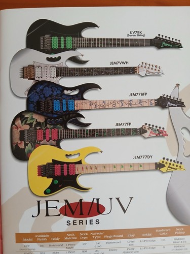 Ibanez guitar catalogue 1994 rare booklet - Picture 5 of 7