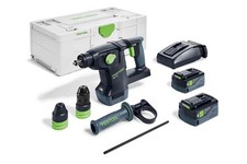 Festool Akku-Kombihammer KHC 18 5,0 EBI-Plus, 2x5,0Ah und Ladegerät im Systainer