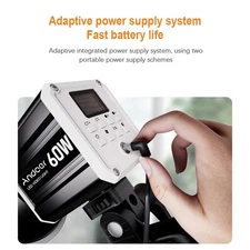 Andoer 60W Portable LED Video Light COB Photography Light For Live YUHX