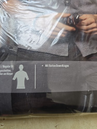 Hemd Herren Größe: Xl Farbe: Grau Straight Up - Bild 5 von 6