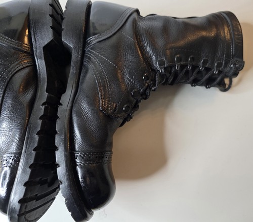 Corcoran 1525 10" Black Leather Field Boots Military Jump Boots USA - Size 11 D - Picture 11 of 15