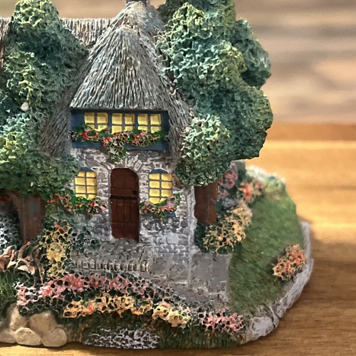 Vintage Thomas Kinkade Weißdorn Dorf Filkins Landhaus Skulptur 5x3" Nr. 4929 - Bild 8 von 10